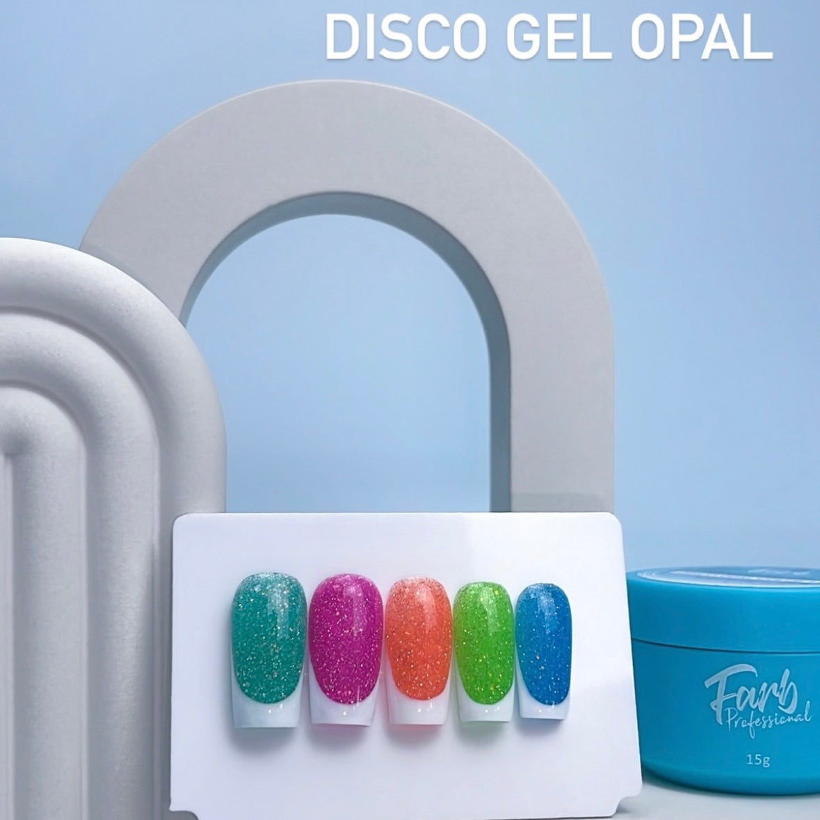 FARB DISCO OPAL #9 Reflective Gel. (15ml)