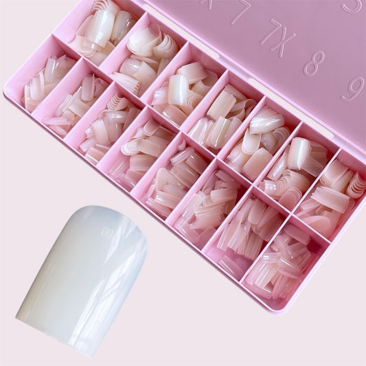 Gel tips, 600 pc set, short square