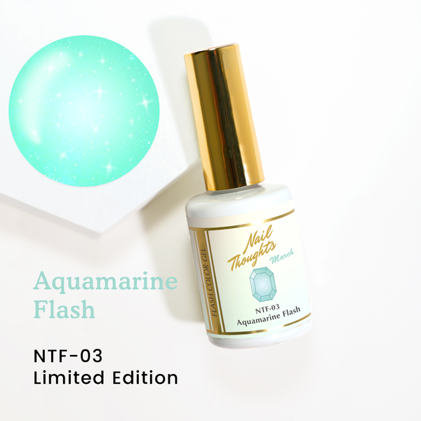 Nail Thoughts NTF-03 Aquamarine Flash