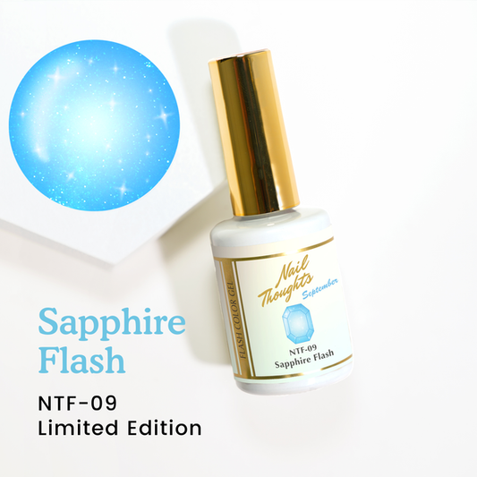 Nail Thoughts NTF-09 Sapphire Flash